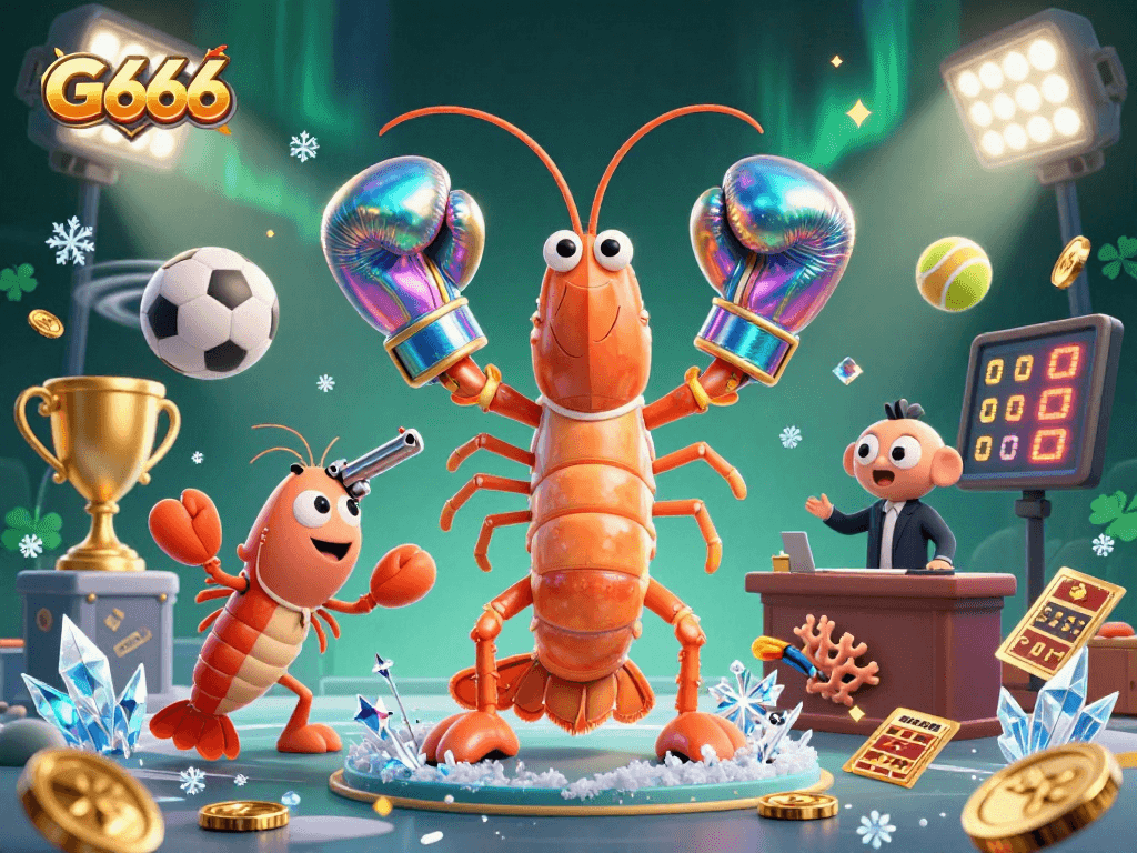 Experience thrilling sports betting action at G666 with vibrant characters and game elements.