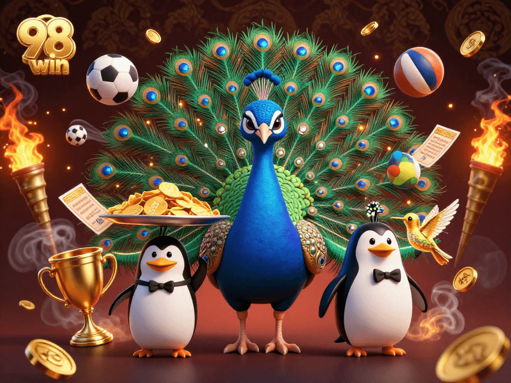 Experience thrilling wins with the 98 win online casino featuring exciting gaming elements and colorful characters.