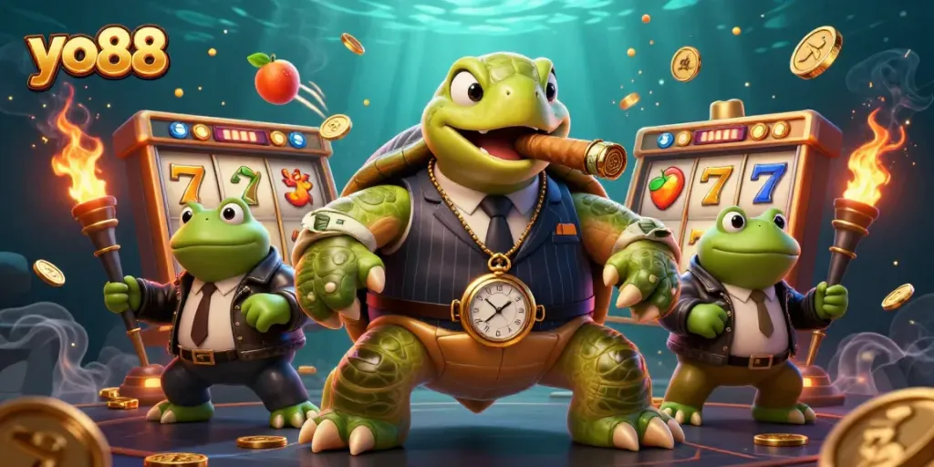 Experience thrilling casino action with yo88's unique slot game features and engaging characters.