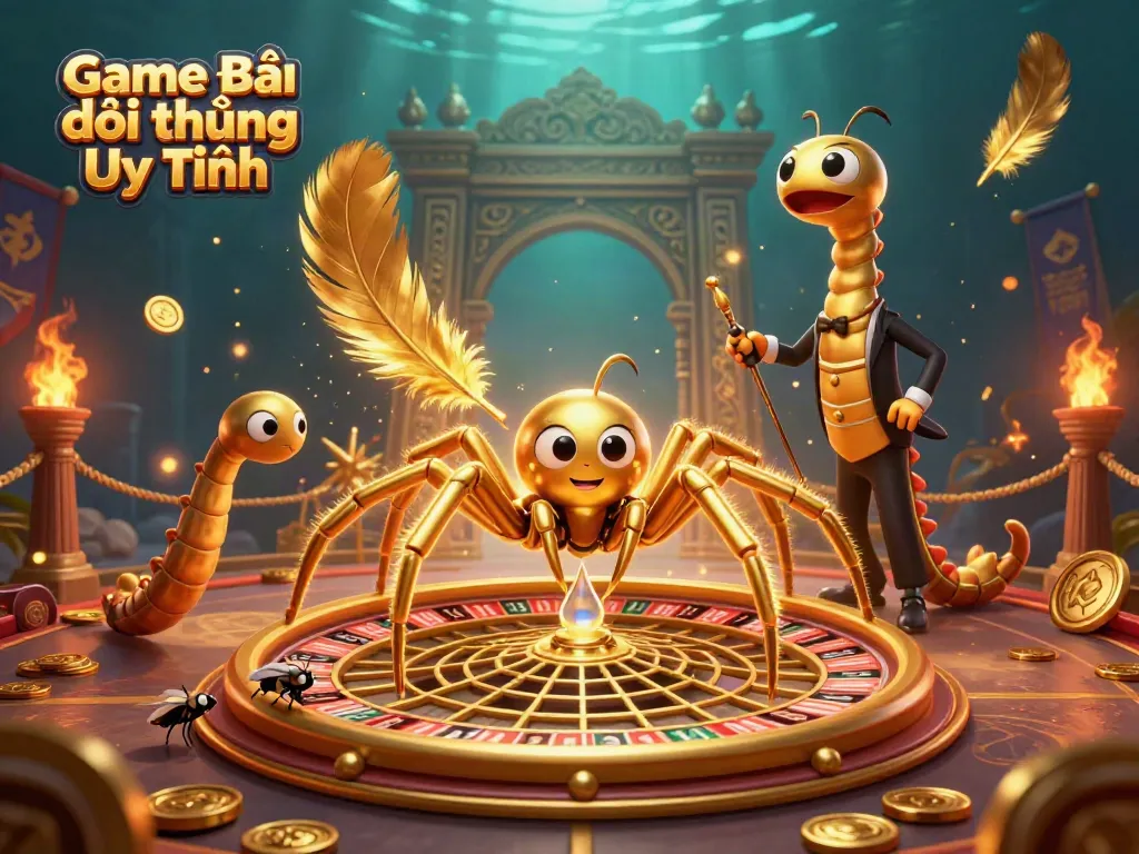Experience immersive gaming with Game Bài Đổi Thưởng Uy Tín, a spectacle of vibrant casino elements.