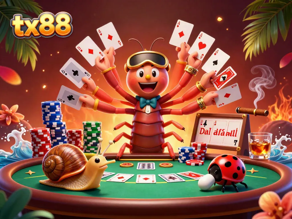 Experience excitement with tx88 as a stylish millipede dealer presents winning cards.