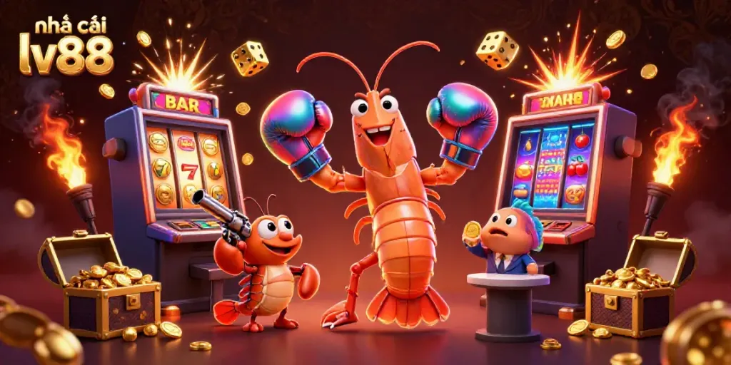 Experience thrill at nhà cái lv88 with exciting 3D casino gaming featuring vibrant characters and jackpot action.
