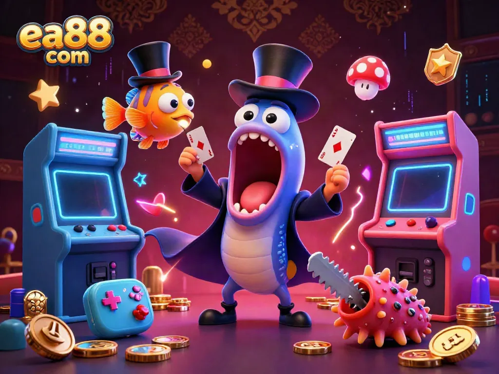 Experience the thrill of gaming at ea88 com with vibrant card trick performances and arcade delights.