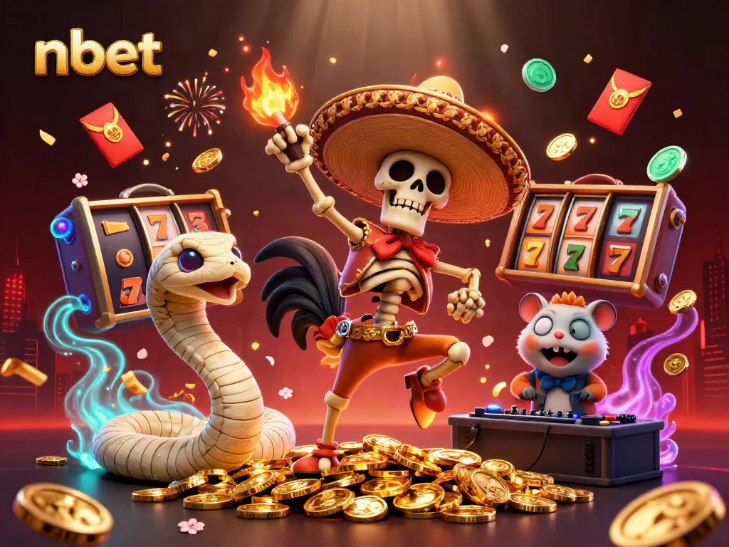 Experience fun gaming moments with nbet's vibrant 3D casino illustration showcasing excitement and winnings.