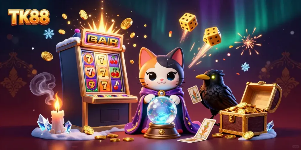 Experience thrilling slots at TK88 with mystic characters, jackpots, and casino excitement.