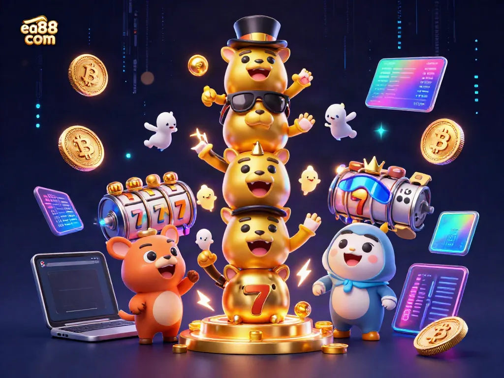 Experience winning strategies with ea88 com in this vibrant casino scene featuring dynamic elements.