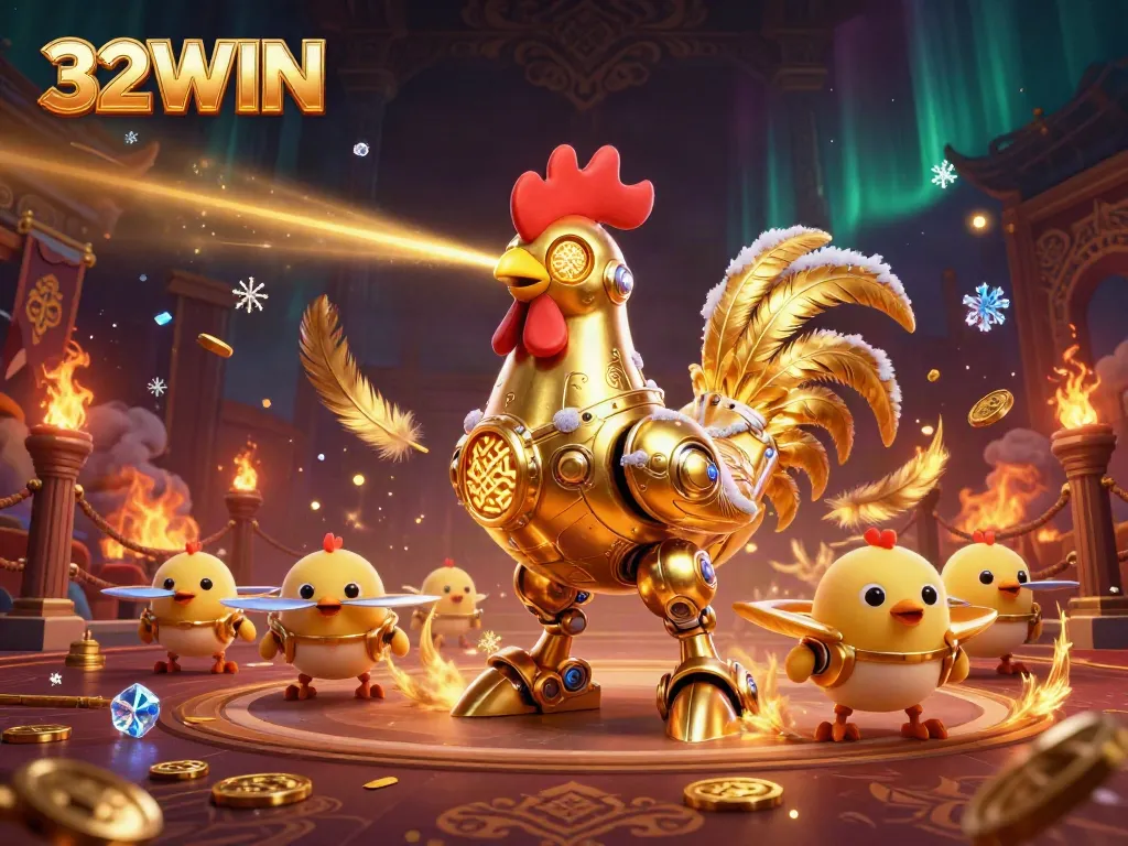 Experience thrilling gameplay at 32WIN with an electrifying atmosphere full of vibrant characters and gambling action.
